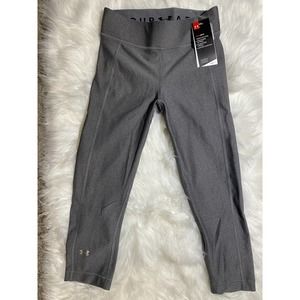 Women's NWT Grey Under Armour Capri Leggings: S